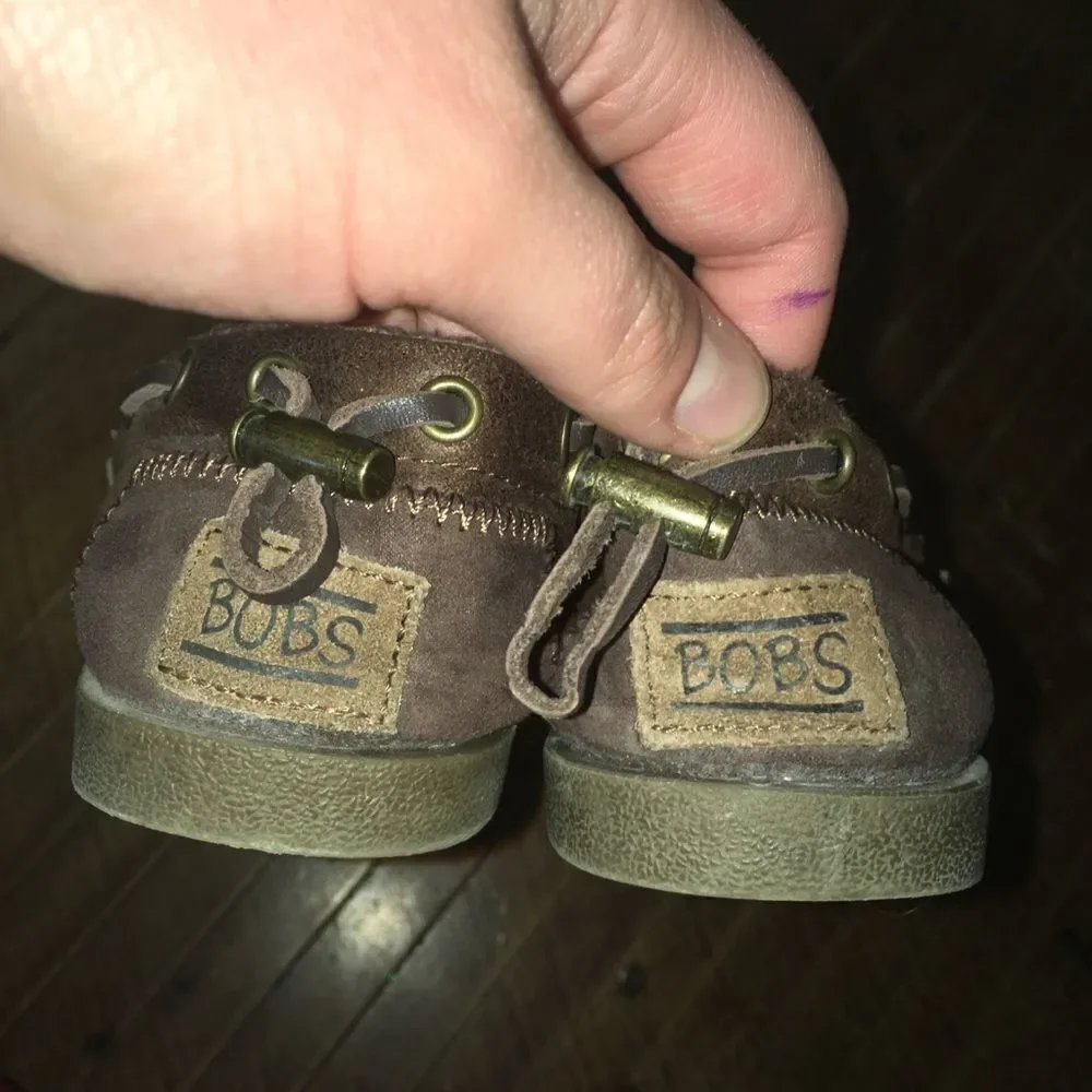 Bobs Memory foam leather slip on shoes
